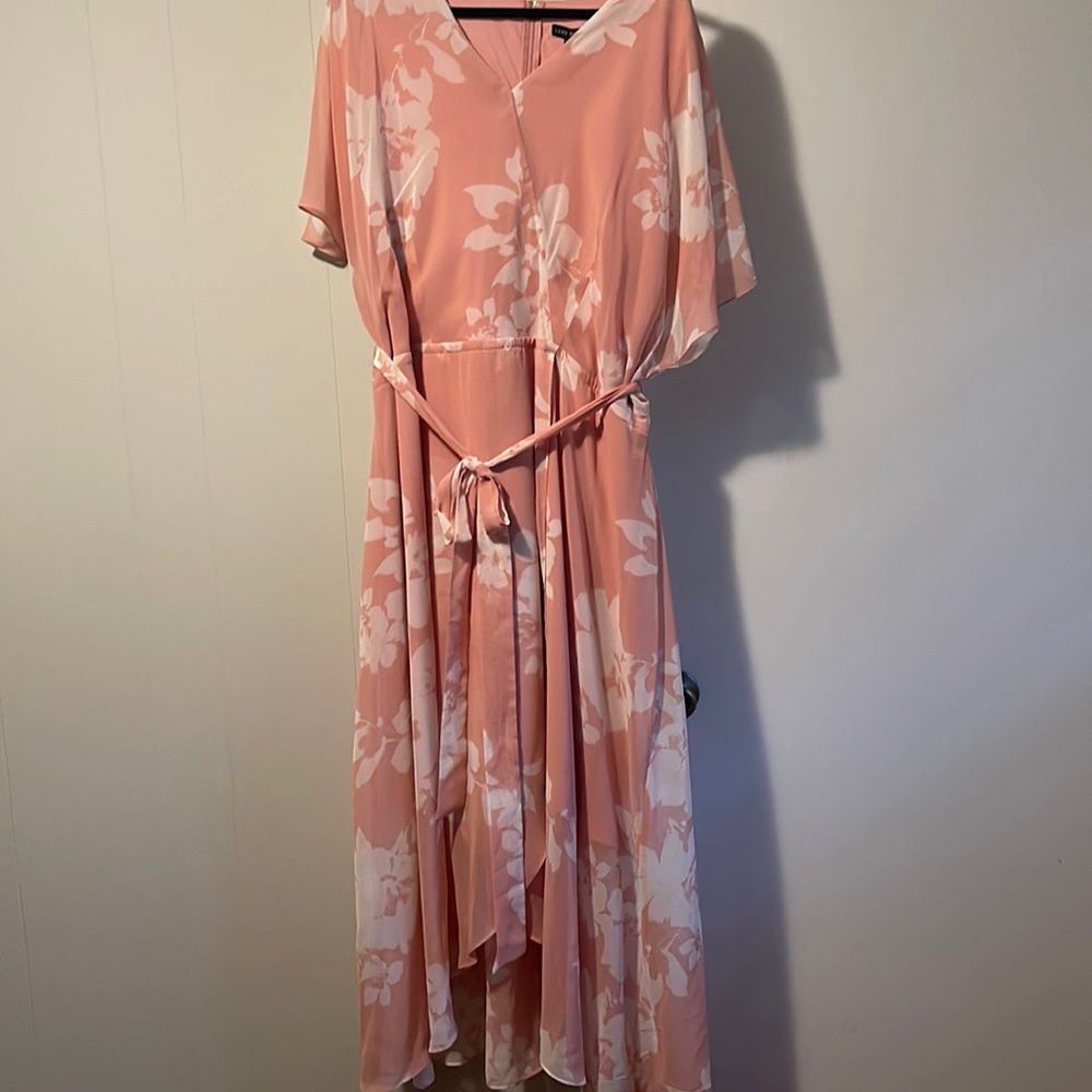 Lane Bryant-Floral fit and flareDress-28. Hi/low cut